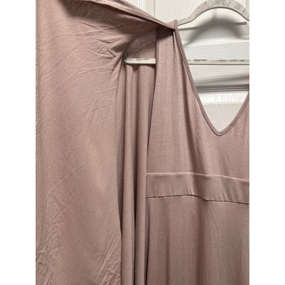 Free People Beach Mega Babe V Neck Flutter Sleeves Maxi Dress Size Large - Picture 4 of 6